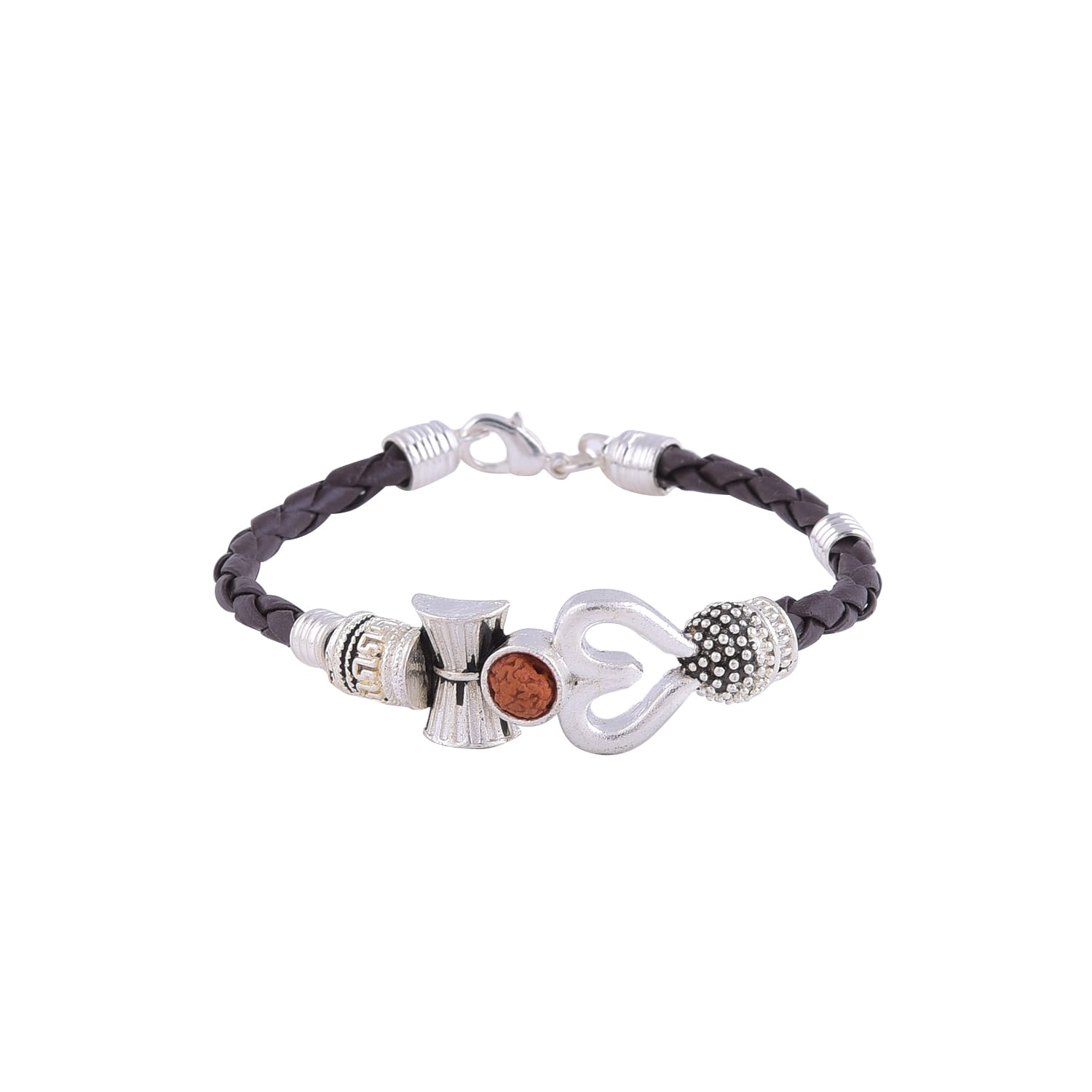 Silver Trishul Bracelet, Trishul bracelet, golden trishul bracelet, rudraksha trishul bracelet