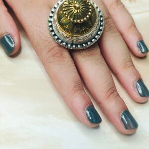 Dual Tone Finger Ring