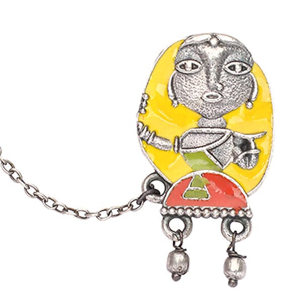 Tribal Earring, Hand Painted tribal earrings, silver earrings, Silver ear cuffs